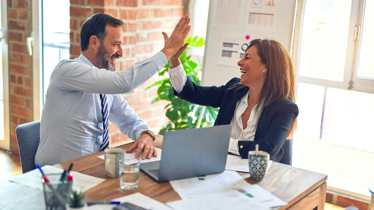 Corporate business executives vetting a digital marketing agency contract